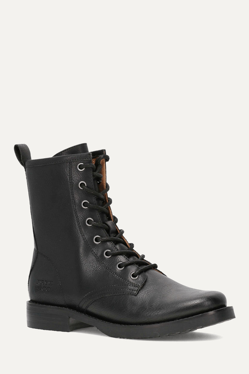 Women's Black Chesnee Combat Boots | Frye & Co