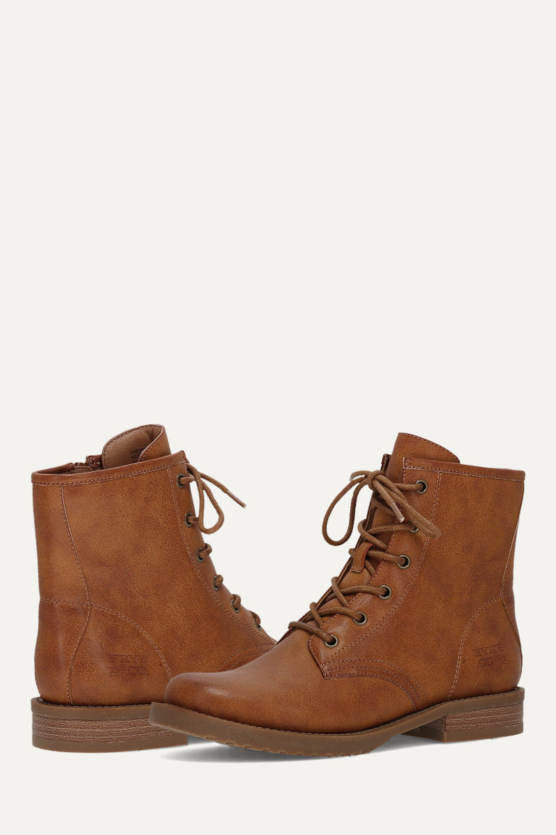 Chesnee Lace Up 6 Youth - Caramel - Pair