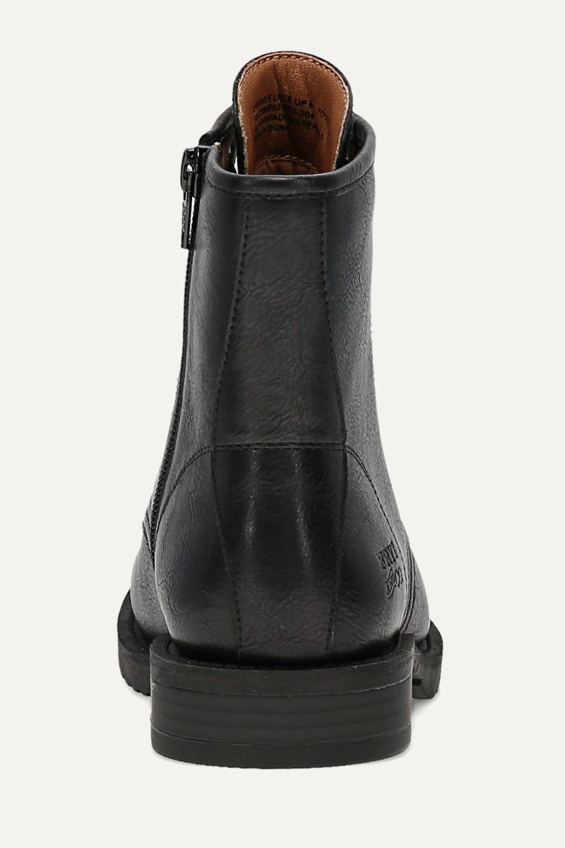 Chesnee Lace Up 6 Youth - Black - Back