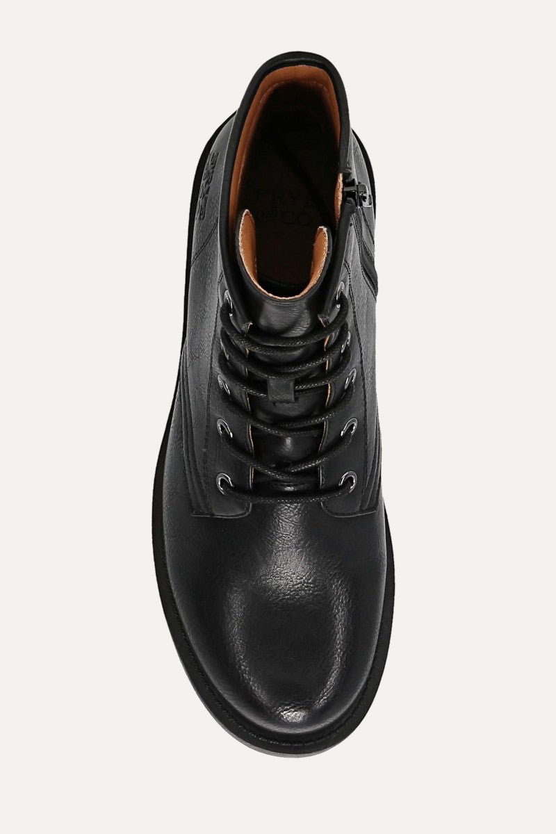 Chesnee Lace Up 6 Youth - Black - Top Down