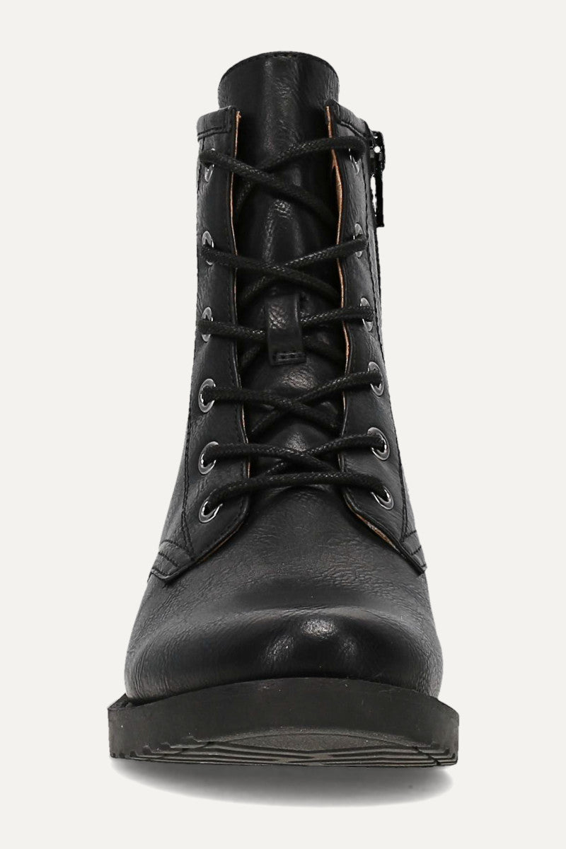Chesnee Lace Up 6 Youth - Black - Front