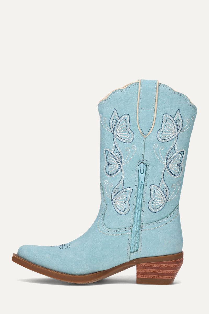 Iyla Butterfly Girls - Sky Blue - Inside