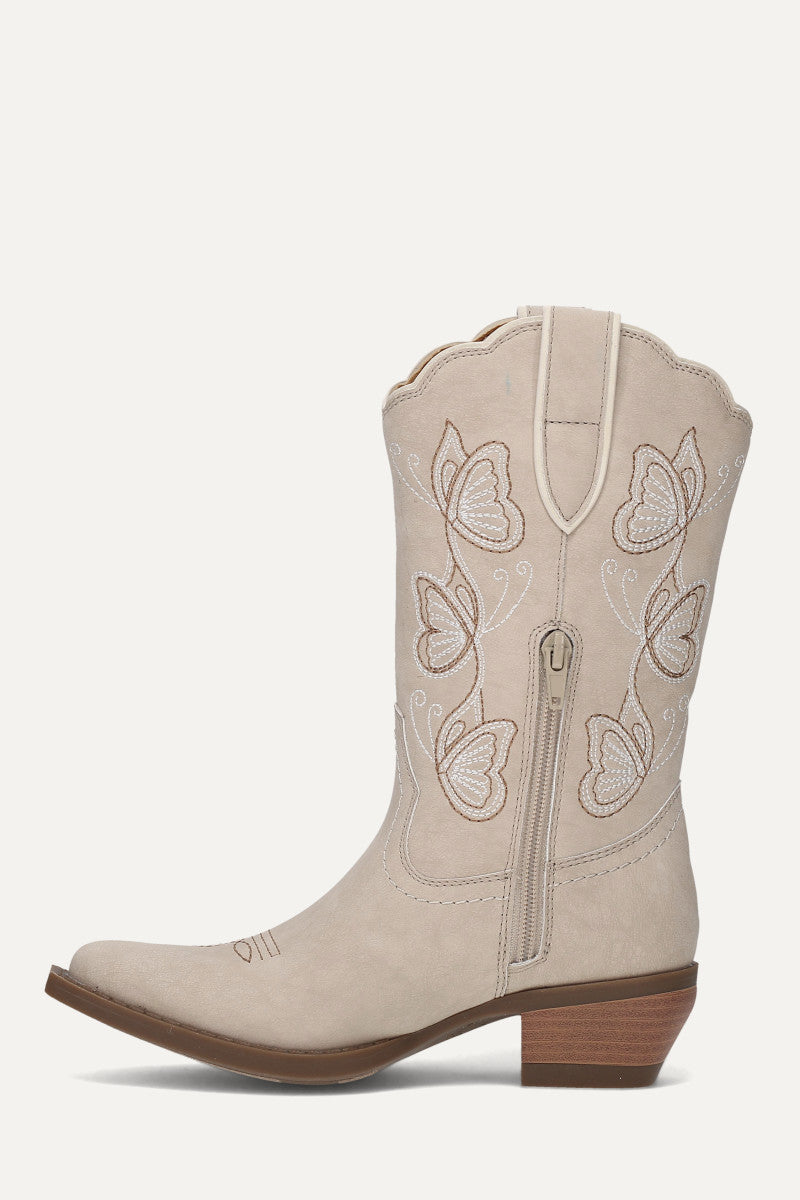 Iyla Butterfly Girls - Light Taupe - Inside