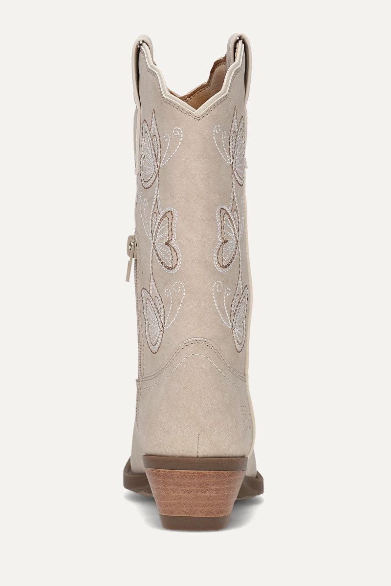 Iyla Butterfly Girls - Light Taupe - Back