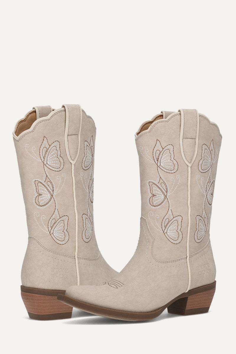 Iyla Butterfly Girls - Light Taupe - Pair