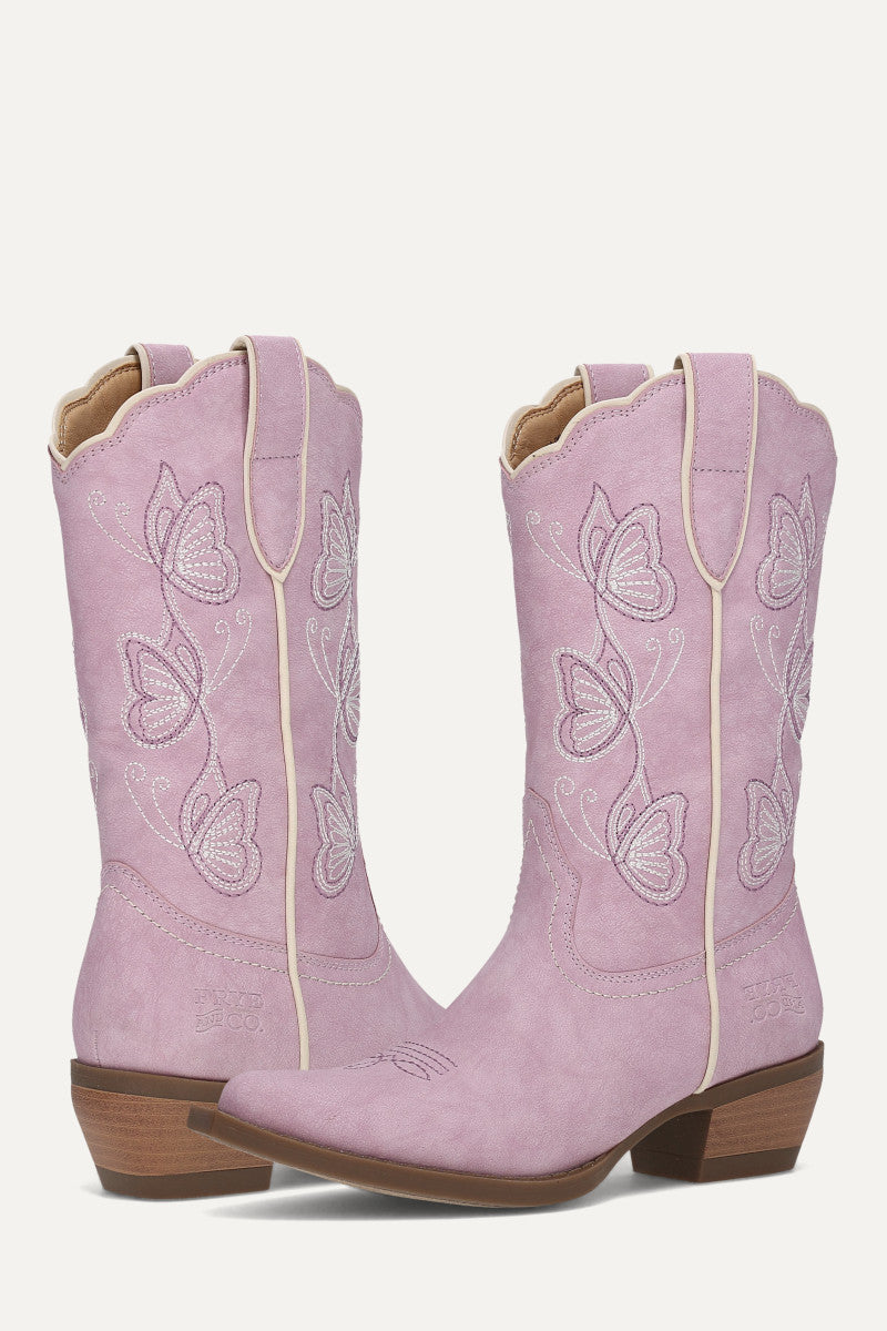 Iyla Butterfly Girls - Lavender - Pair
