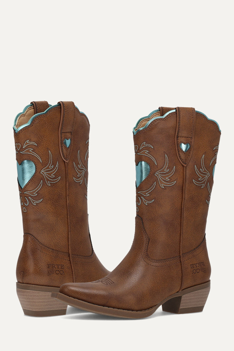 Iyla Heart Deco Girls - Acorn - Pair