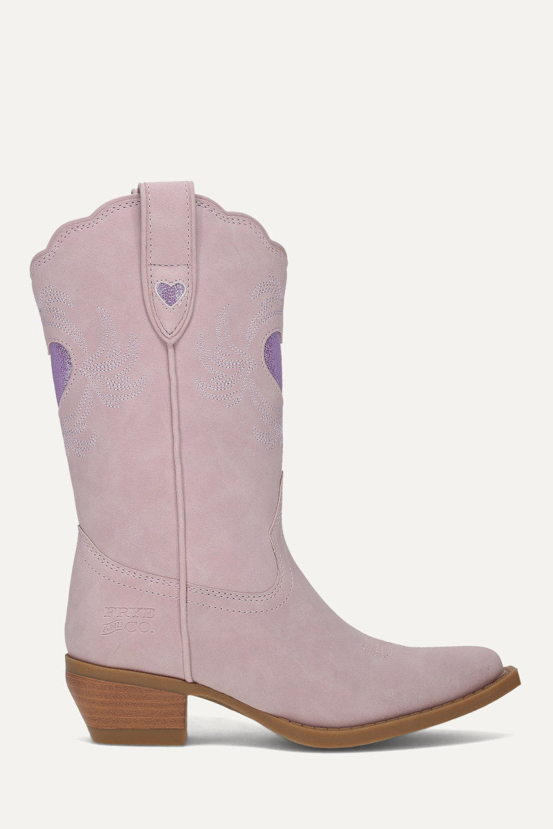 Iyla Heart Deco Girls - Lavender - Outside