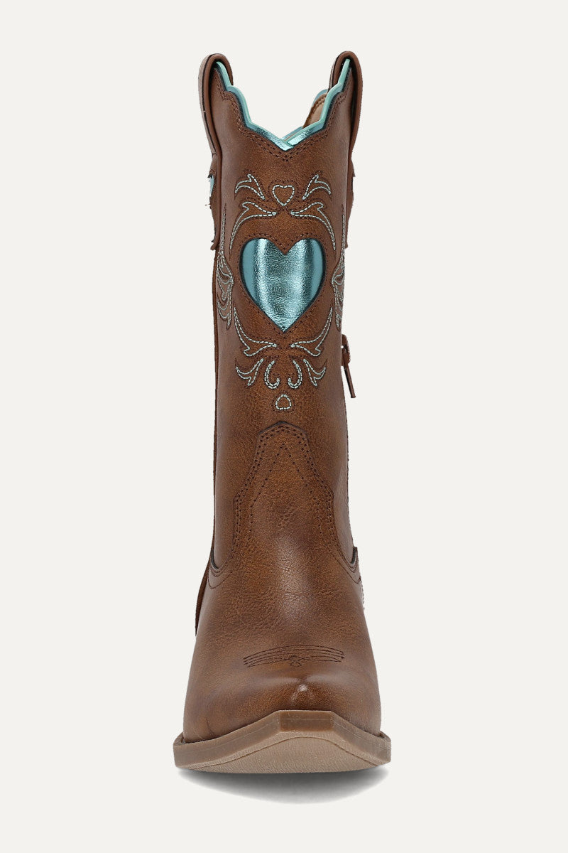 Iyla Heart Deco Girls - Acorn - Front