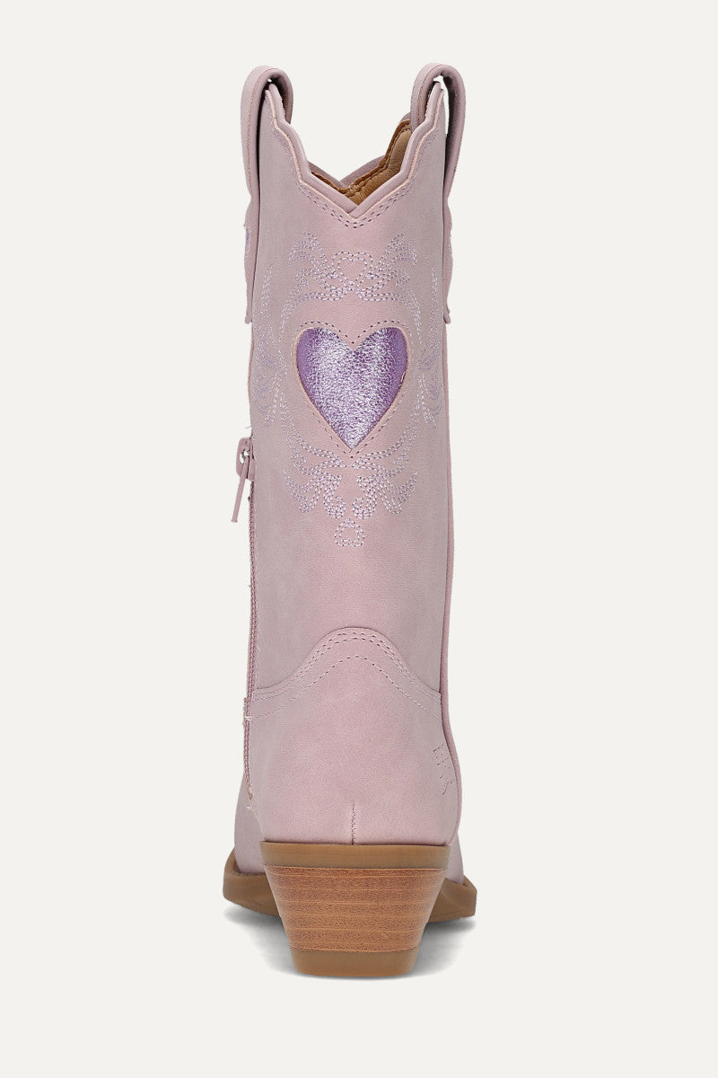 Iyla Heart Deco Girls - Lavender - Back