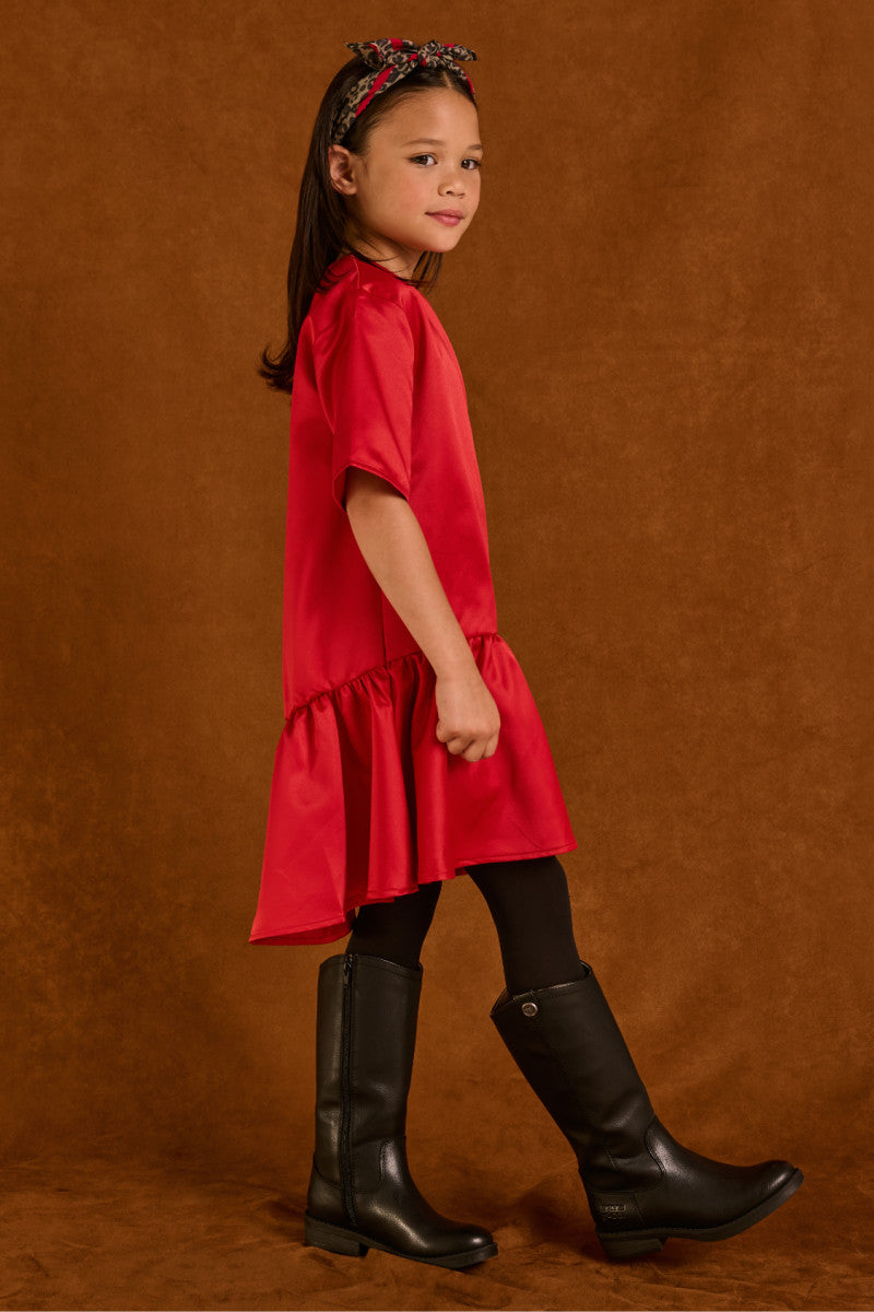 Kellie Button Riding Youth - Black - Outside