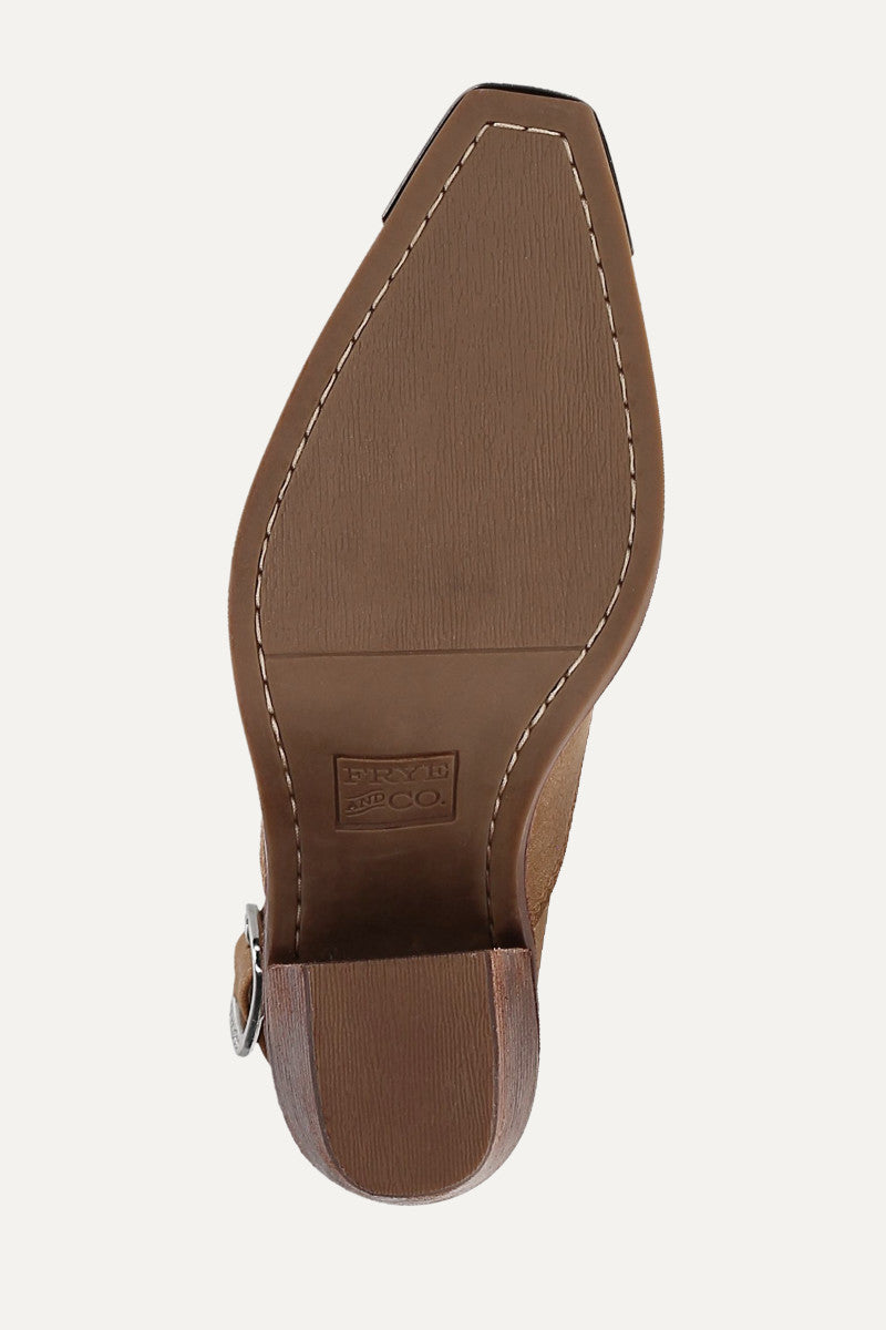 Ashlyn Backstrap Mule - Light Brown - Sole