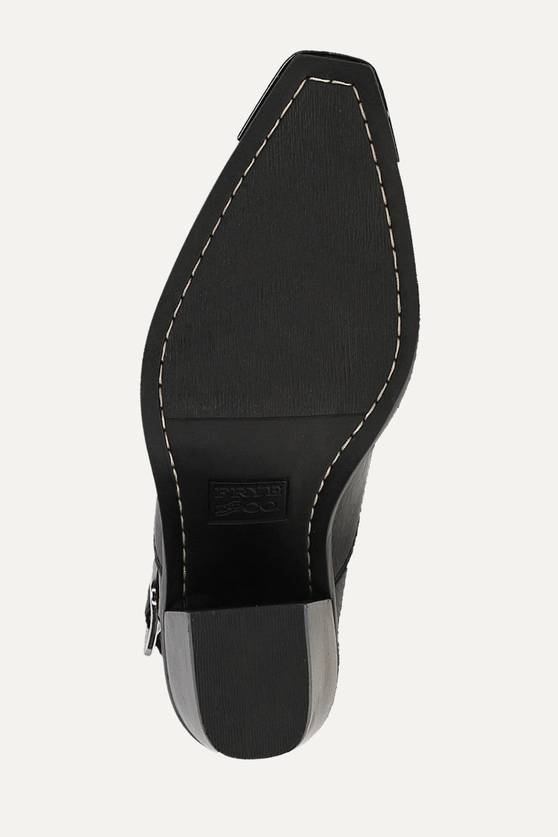 Ashlyn Backstrap Mule - Black - Sole