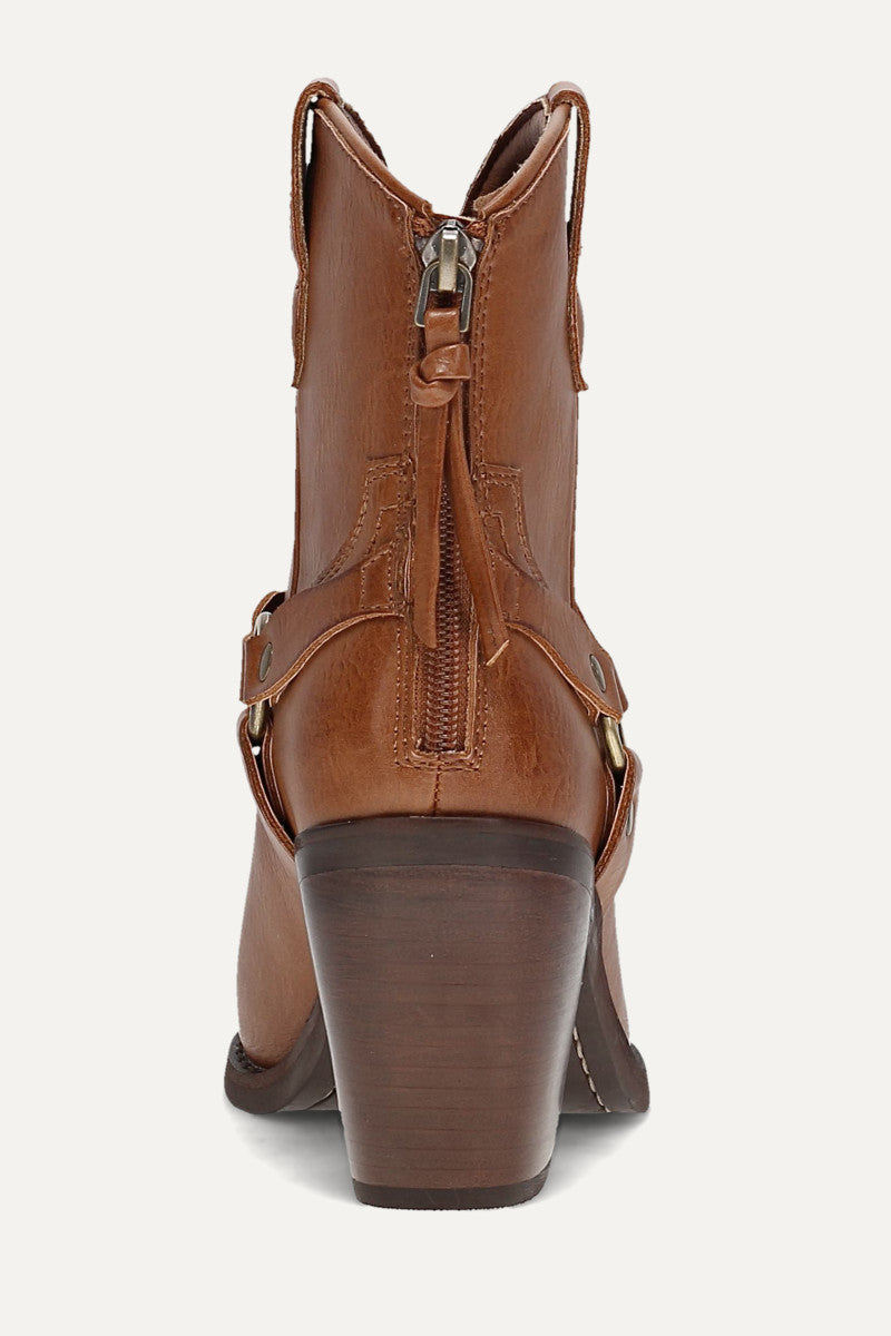Ashlyn Mini Concho - Saddle - Back