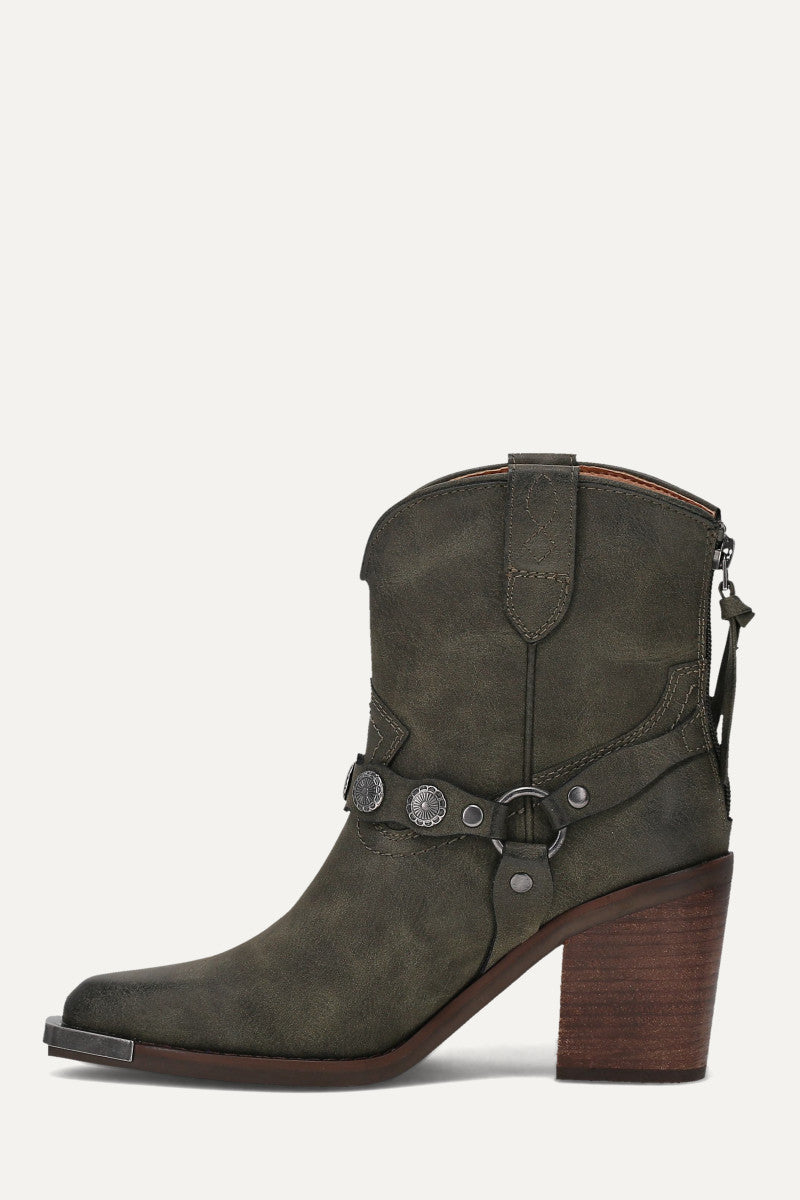 Ashlyn Mini Concho - Evergreen - Inside