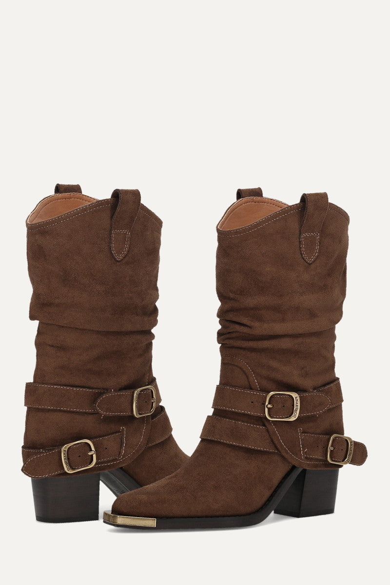 Ashlyn Spat Boot - Cedar - Pair