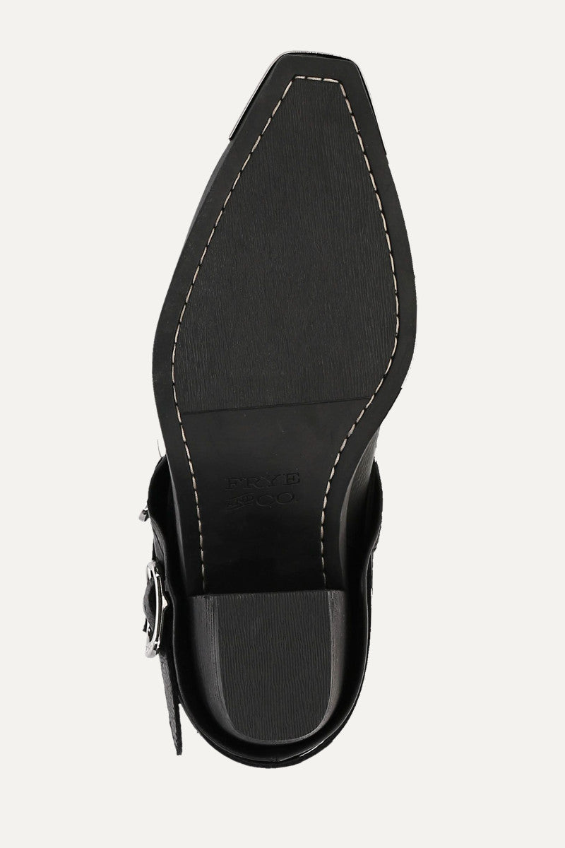 Ashlyn Spat Boot - Black - Sole