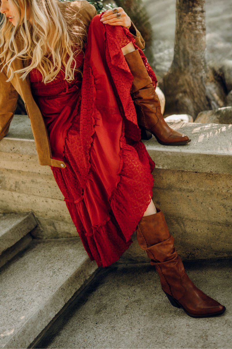 Ashlyn Whipstitch - Whiskey - Front