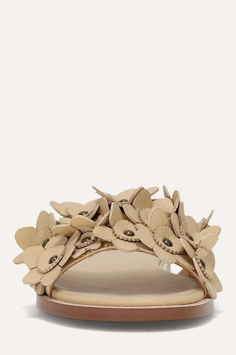 Bucky Flower Slide - Butter - Front