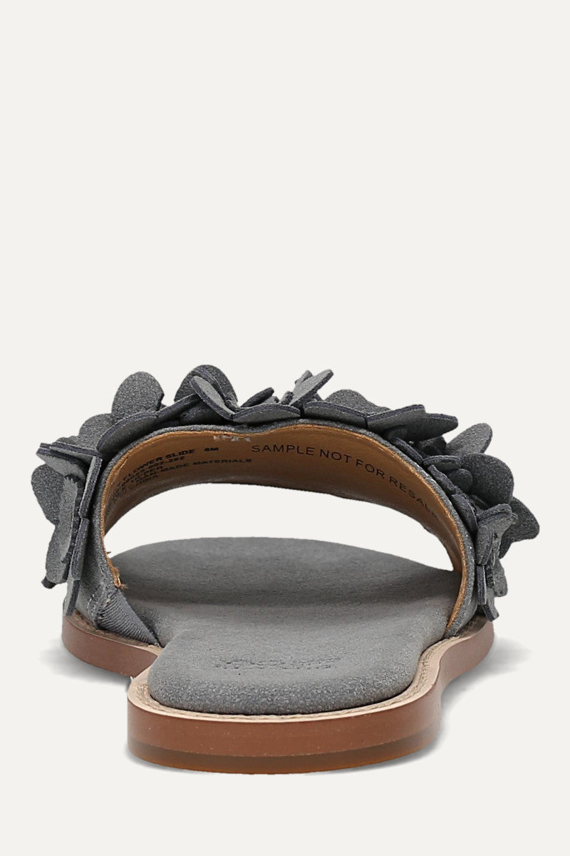 Bucky Flower Slide - Dusty Blue - Back
