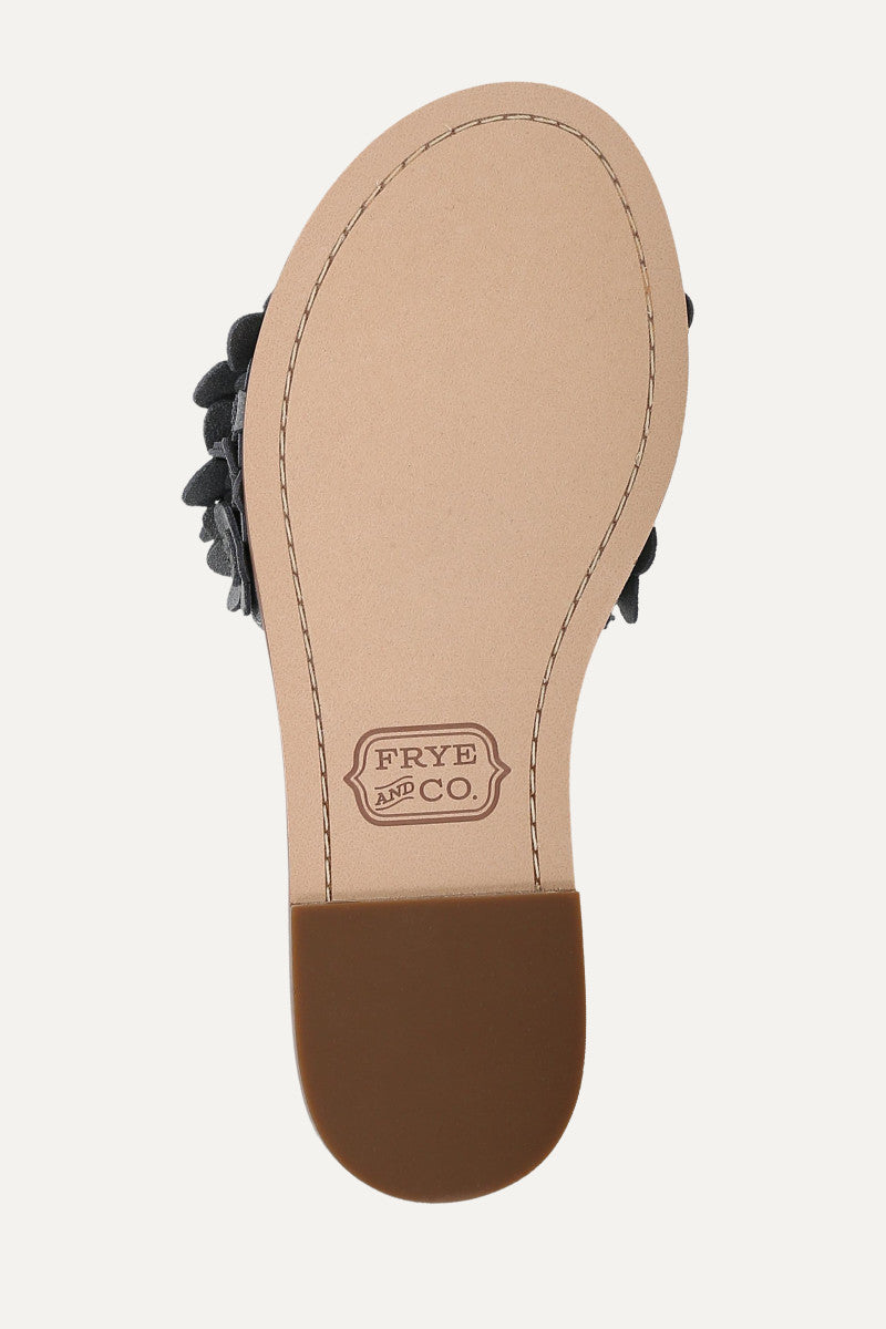 Bucky Flower Slide - Dusty Blue - Sole