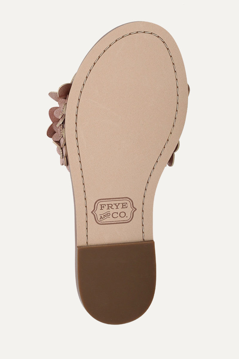 Bucky Flower Slide - Dusty Rose - Sole