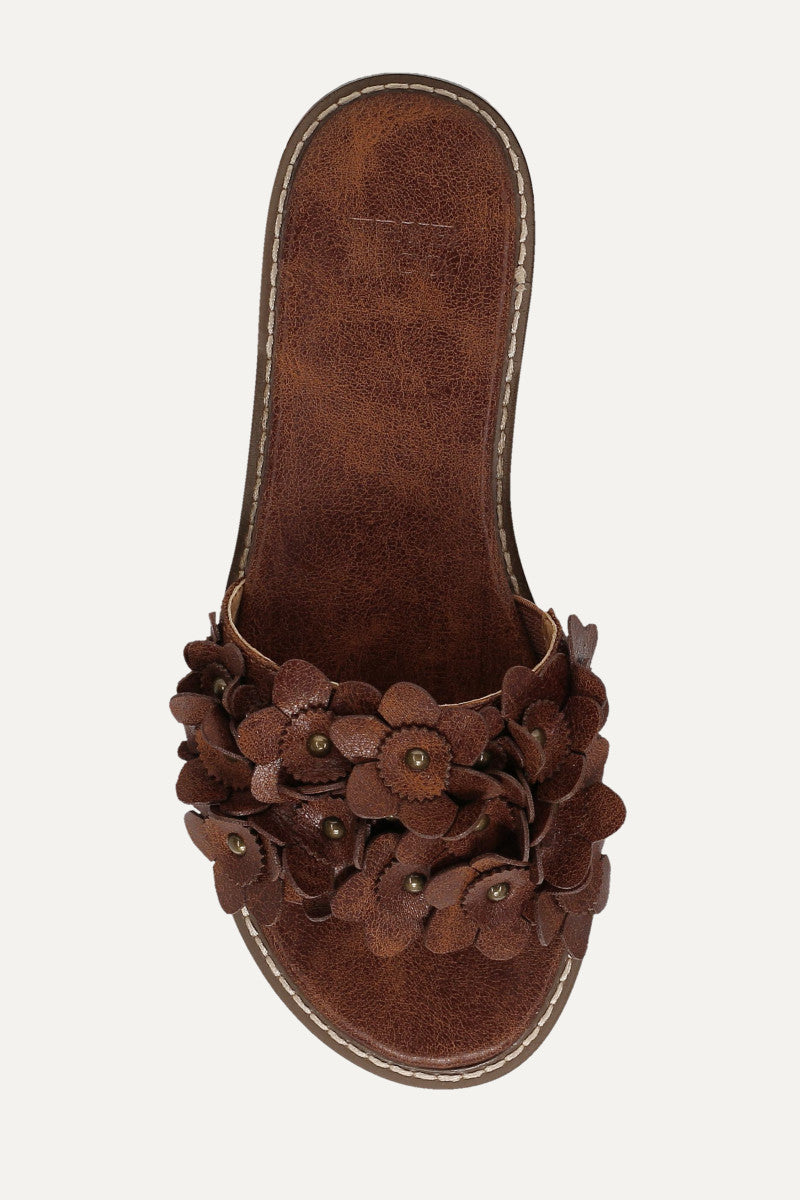Bucky Flower Slide - Auburn - Top Down