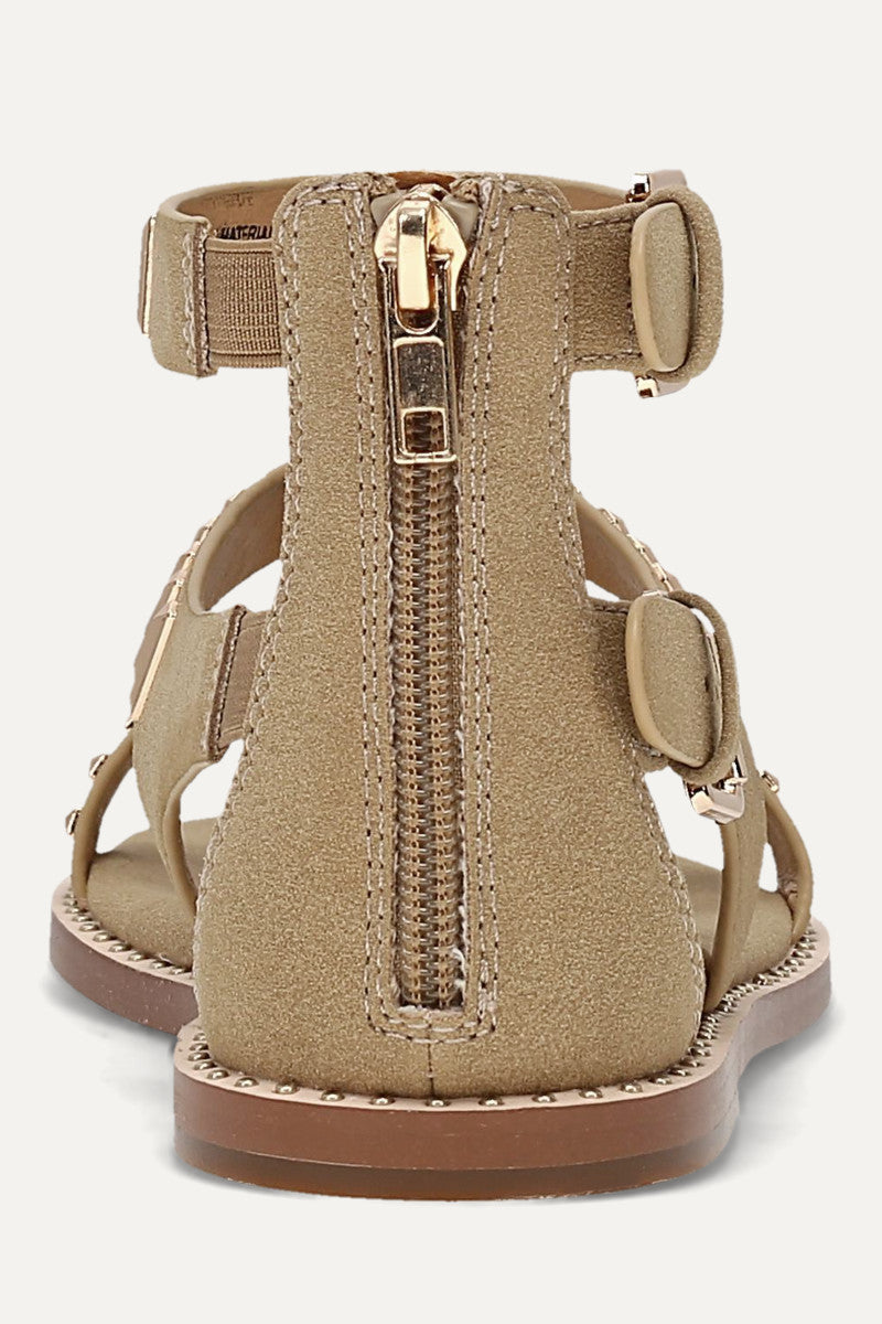 Bucky T-Strap - Sand - Back