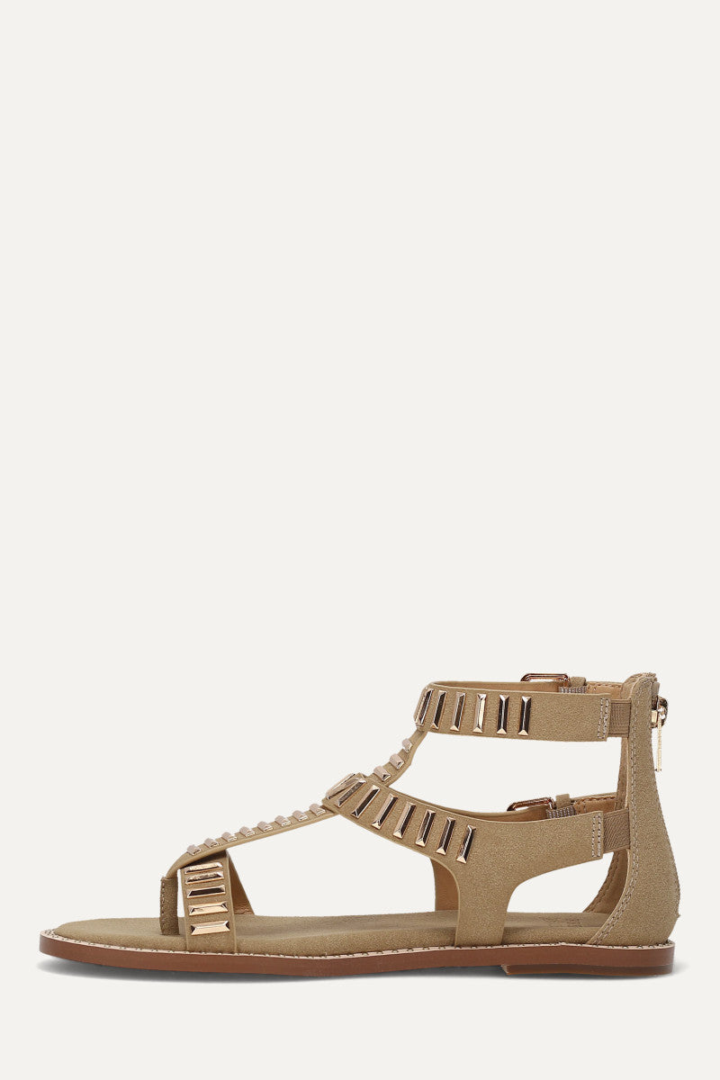 Bucky T-Strap - Sand - Inside