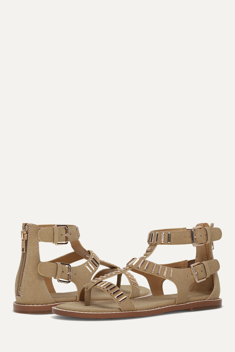 Bucky T-Strap - Sand - Pair