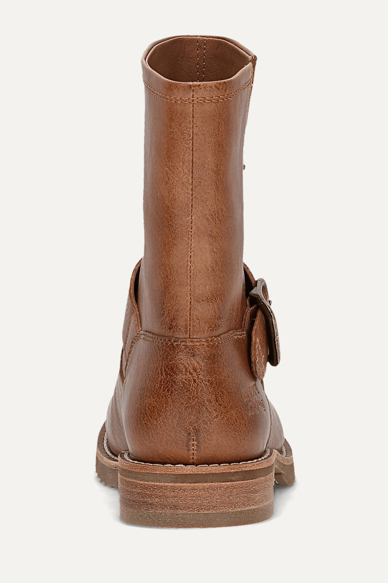 Chesnee Bootie - Saddle - Back