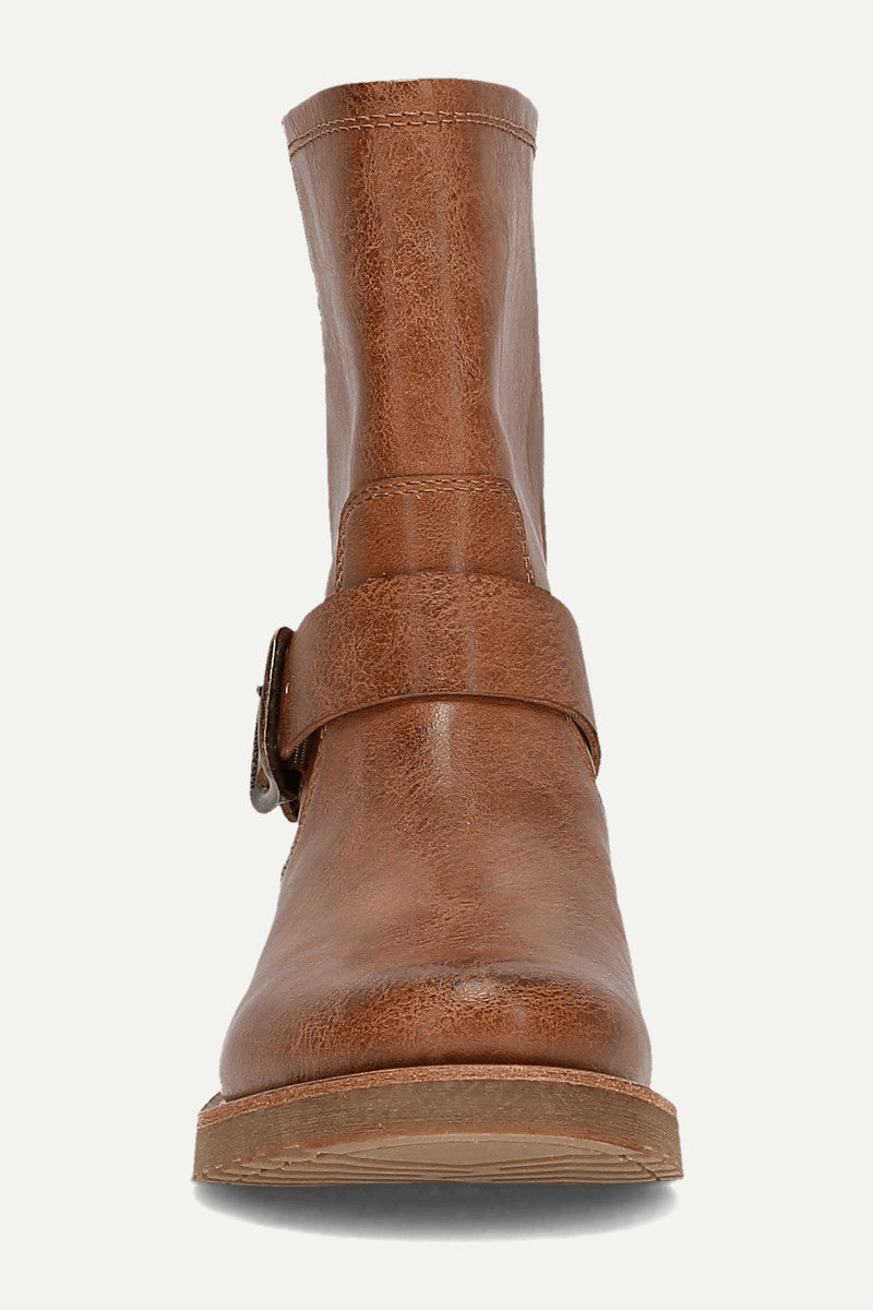 Chesnee Bootie - Saddle - Front