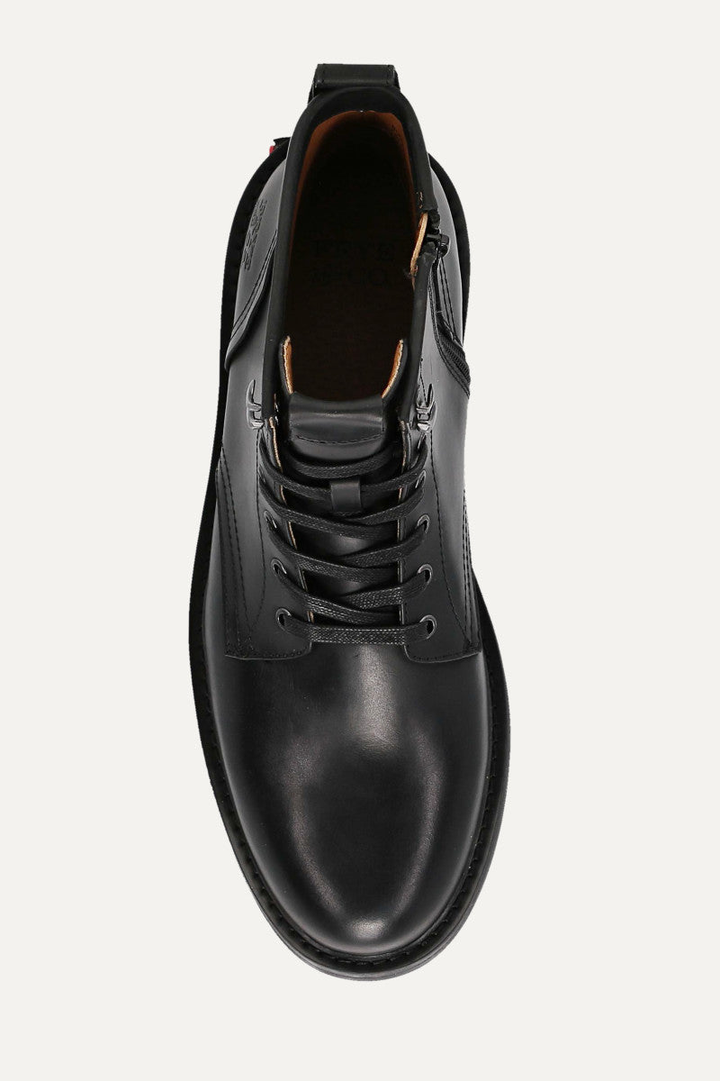 Dunn Lace Up - Black - Top Down