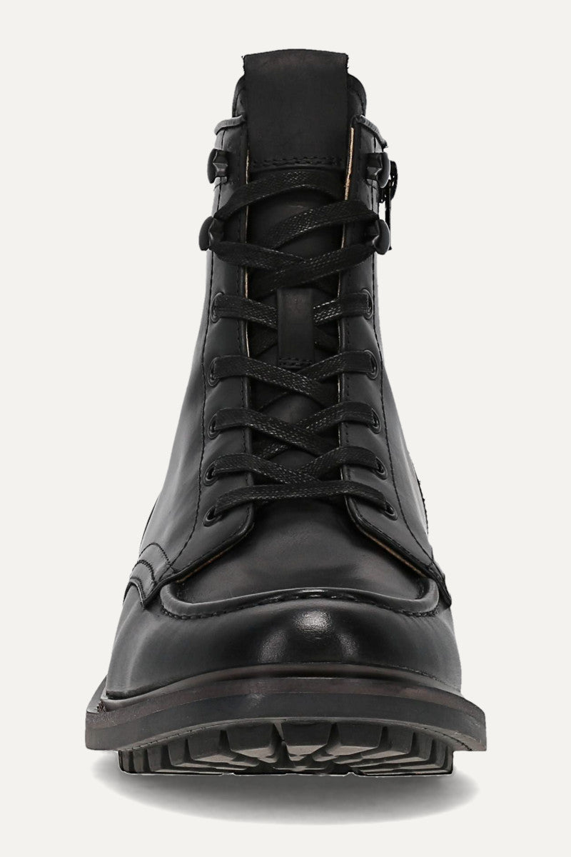 Dunn Moc Toe - Black - Front