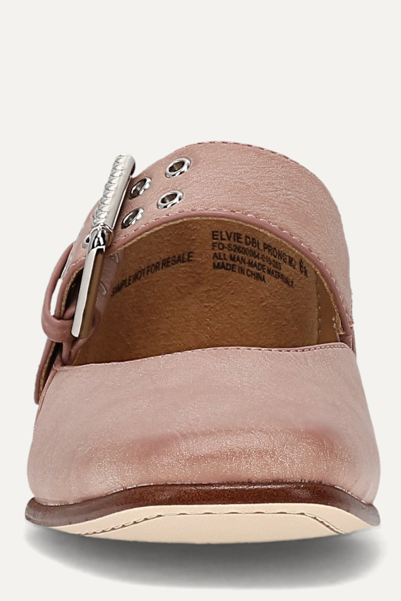 Elvie Double Prong Mary Jane - Dusty Rose - Front