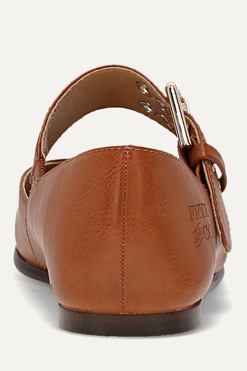 Elvie Double Prong Mary Jane - Saddle - Back