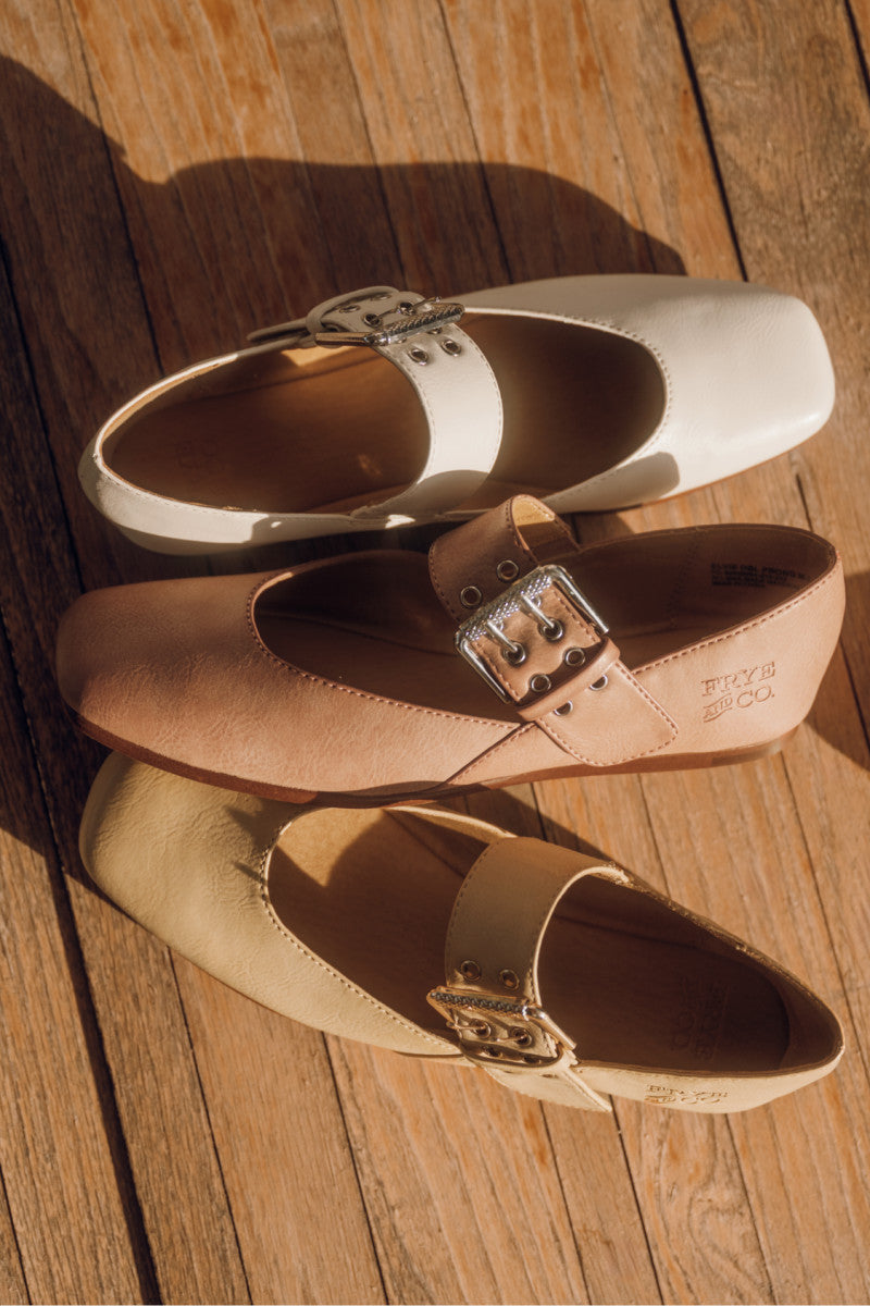 Elvie Double Prong Mary Jane - Dusty Rose - Outside