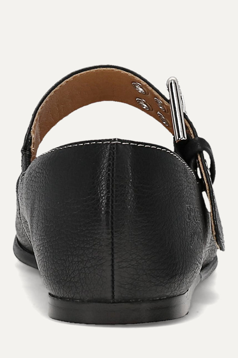 Elvie Double Prong Mary Jane - Black - Back