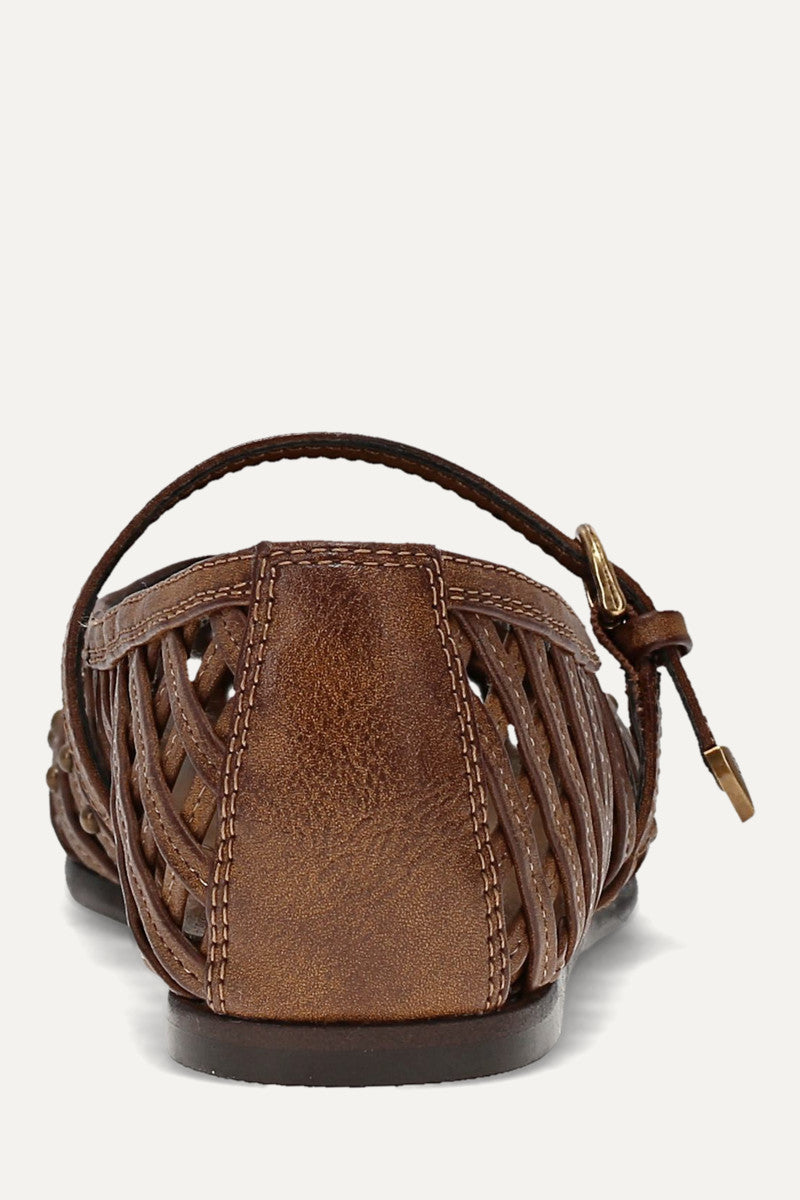 Elvie Woven Mary Jane - Acorn - Back