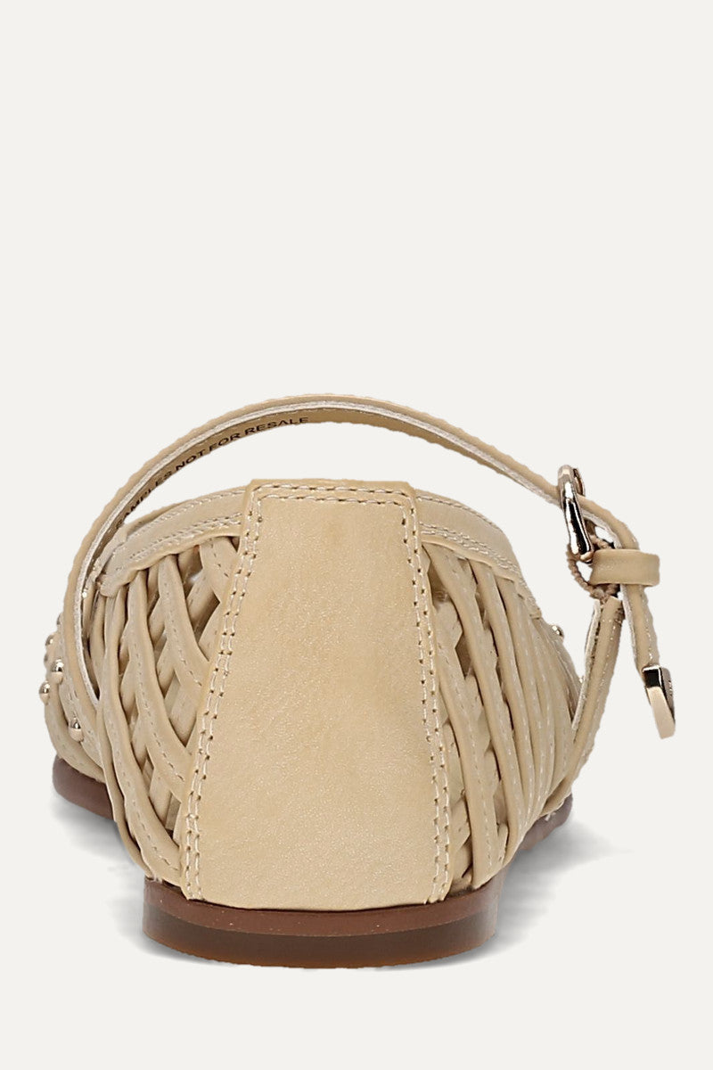 Elvie Woven Mary Jane - Butter - Back
