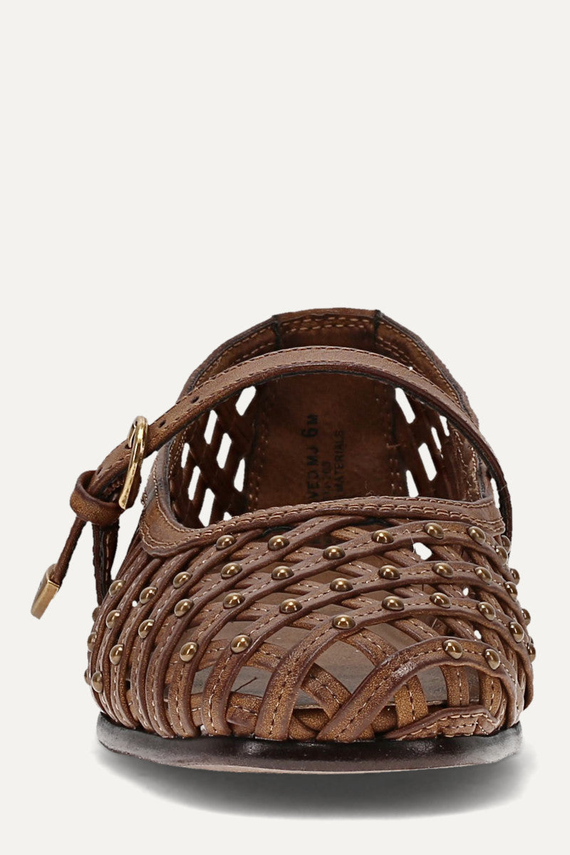 Elvie Woven Mary Jane - Acorn - Front