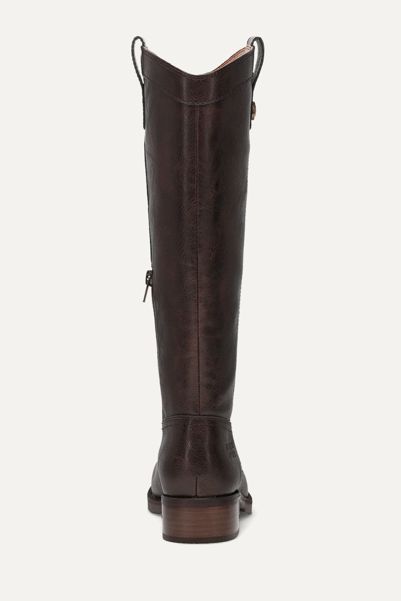 Foster Button - Dark Brown - Back