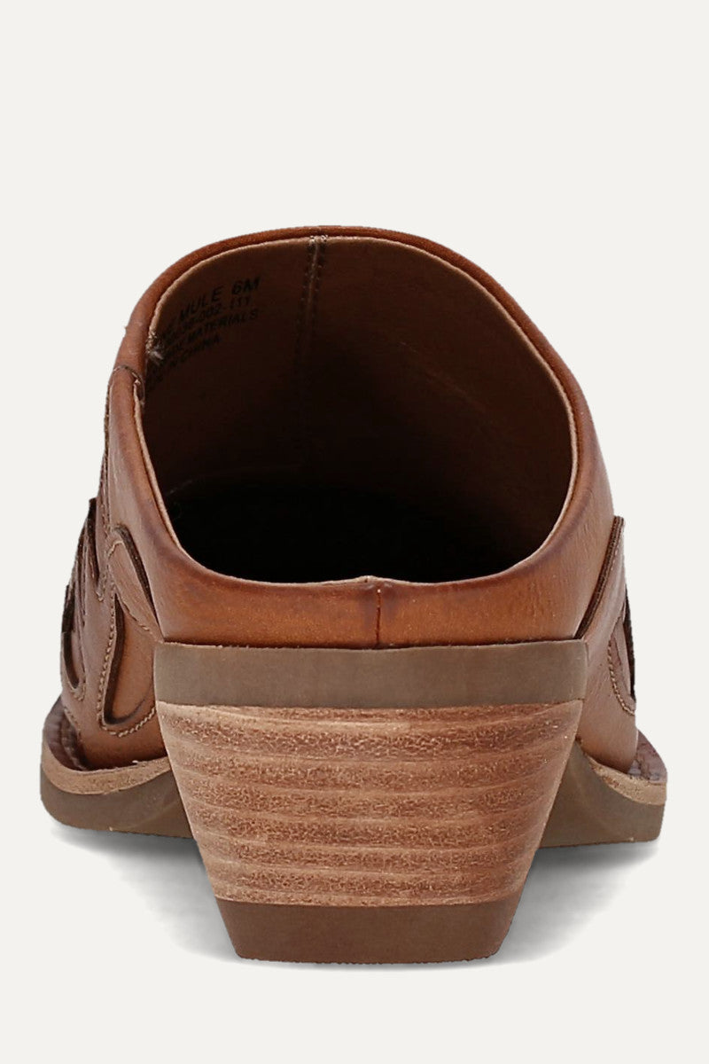 Irlene Mule - Cognac - Back