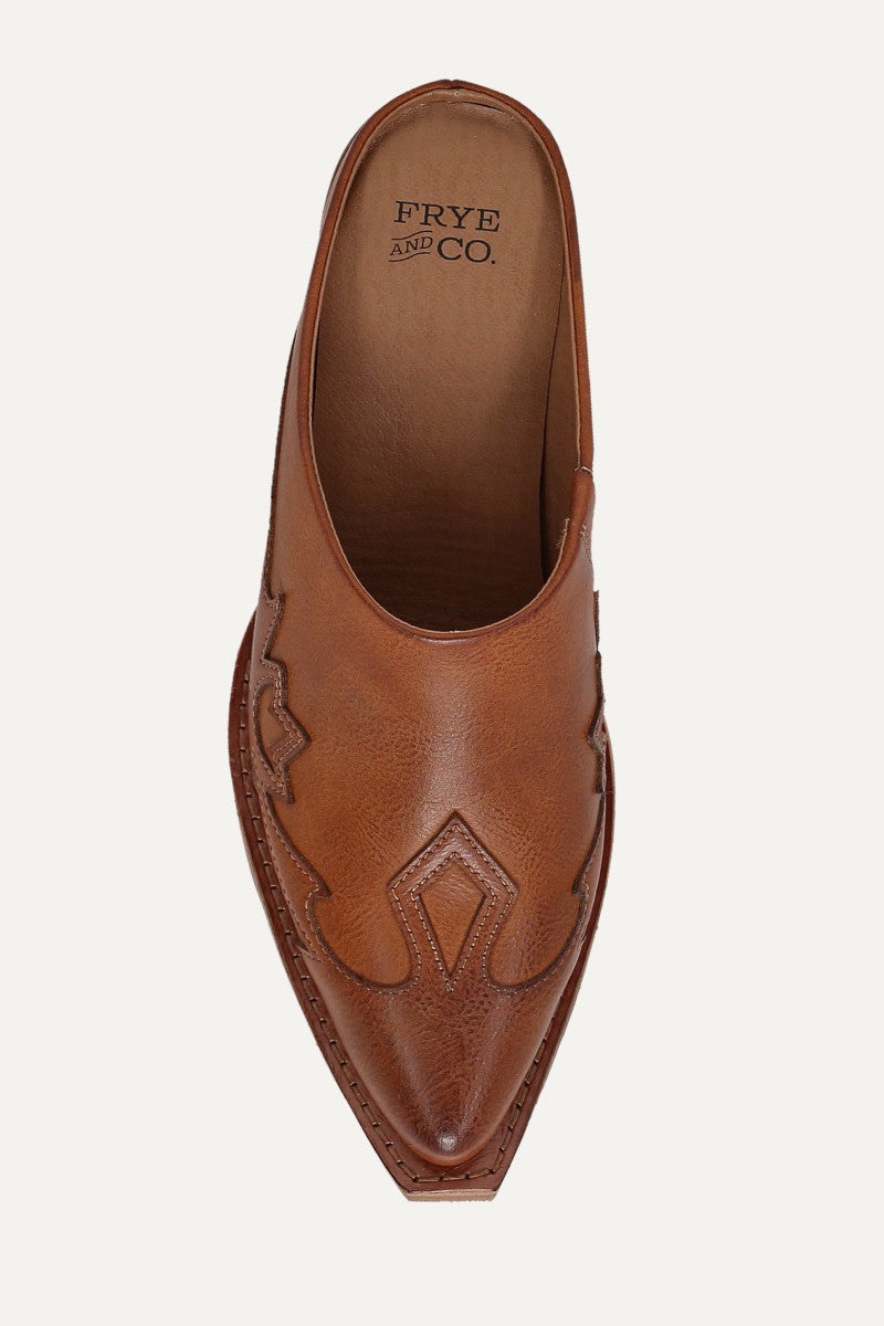 Irlene Mule - Cognac - Top Down