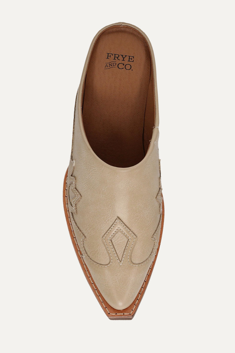 Irlene Mule - Cream - Top Down