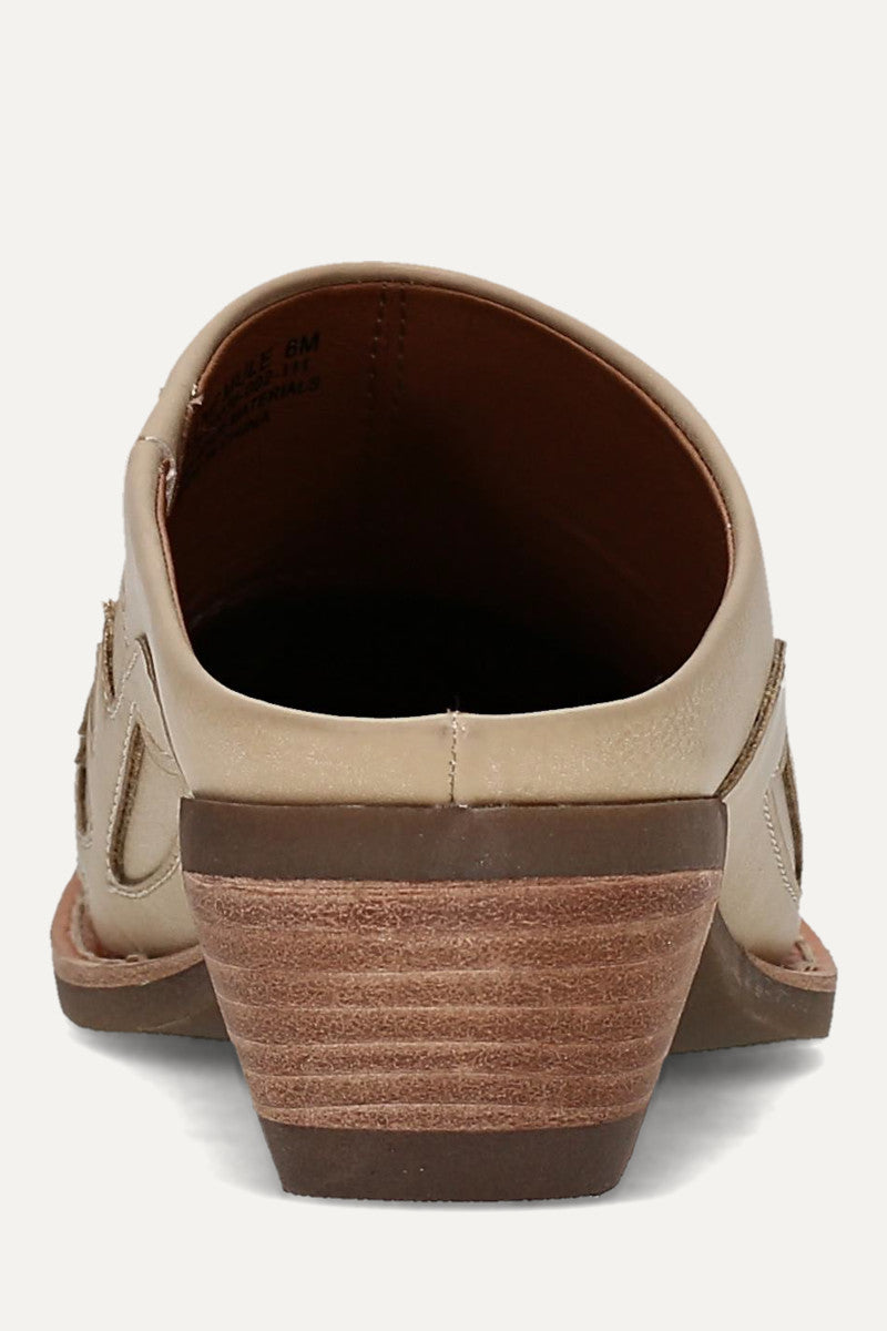 Irlene Mule - Cream - Back