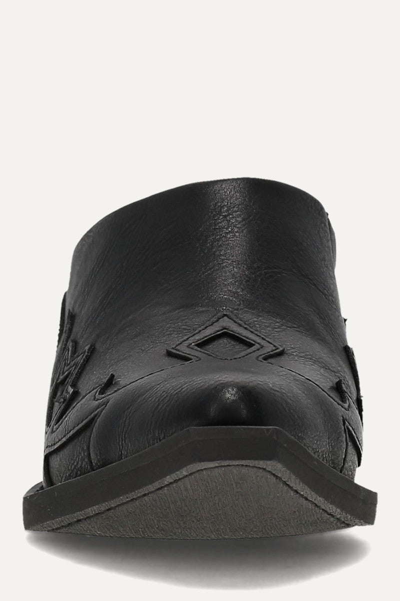 Irlene Mule - Black - Front