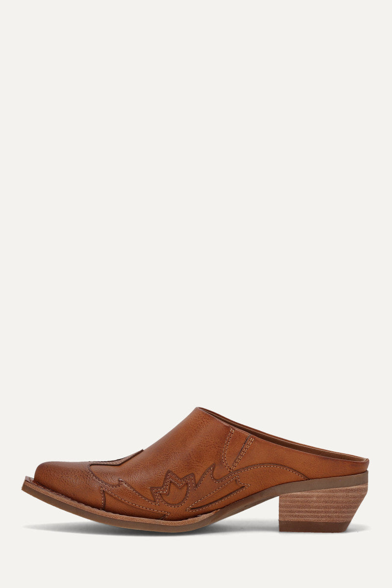 Irlene Mule - Cognac - Inside