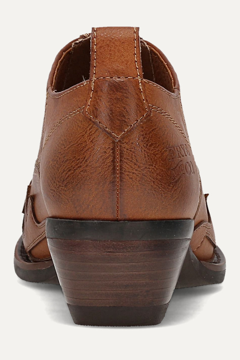 Irlene Shootie - Cognac - Back