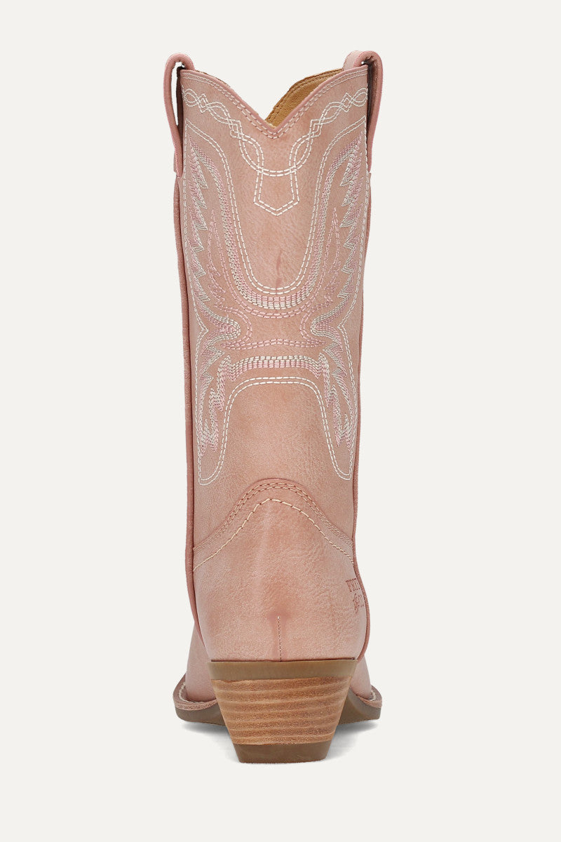 Irlene Short Deco Stitch - Dusty Pink - Back